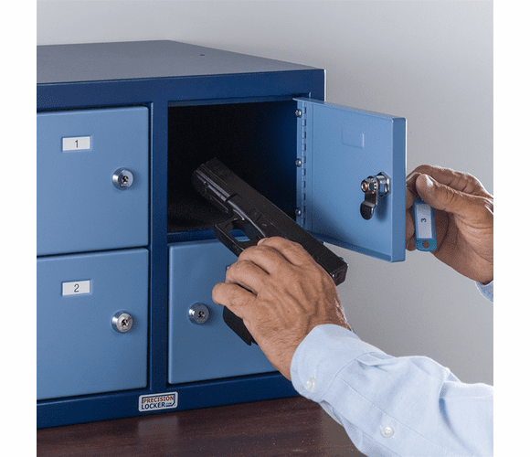 STL22-151213 Commander� Desk Pistol Locker (4 Doors) By Precision Locker