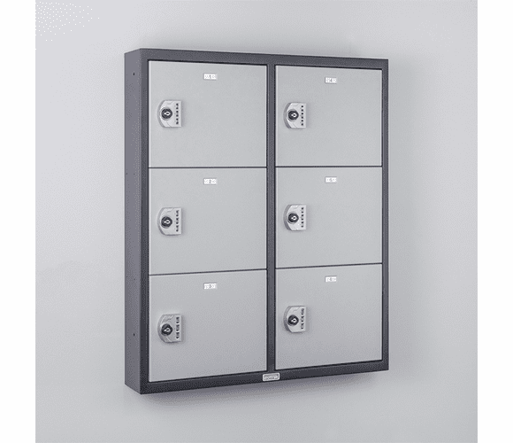 STL23-260430PC Commander� Keyless Pistol Locker (6 Doors) By Precision Locker