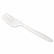 STMCPLA002S Jaya Compostable Cutlery, 6" Length, Fork, Pearl, 500 per Carton By ASEAN
