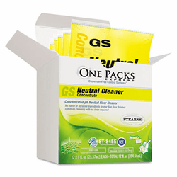 STNST0845EST GS Neutral Cleaner Concentrate, 1 oz. Packets, 12/Box By STEARNS PACKAGING CORPORATION
