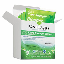 STNST0853EST GS Extra-Strength Cleaner Concentrate, 1 oz. Packets, 10/Box By STEARNS PACKAGING CORPORATION