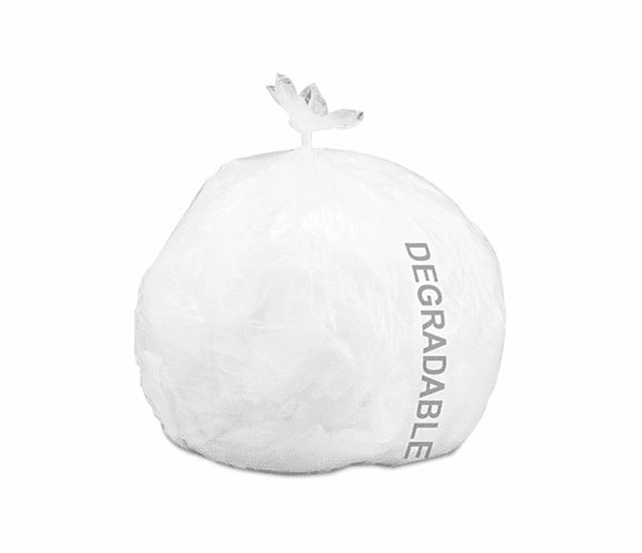 STOG2430W70 EcoBag, Medium Strength, 13 gal, .7mil, 24 x 30, White, 120/Box By STOUT