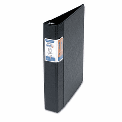 STW29021 Quick Fit D-Ring Binder, 1-1/2" Capacity, Black By STRIDE WRITING