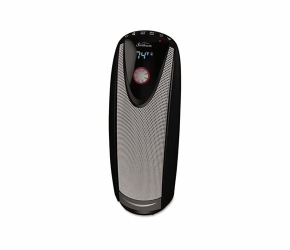 SUNSCH8211UM Ceramic Tower Heater, 1000W - 1500W,Black By HOLMES PRODUCTS