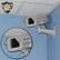 SWDC7SP Dummy Camera in Outdoor Housing W Solar Powered Light By Streetwise Security Products