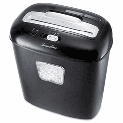 SWI1757393 EX10-05 Light-Duty Cross-Cut Shredder, 10 Sheet Capacity By SWINGLINE