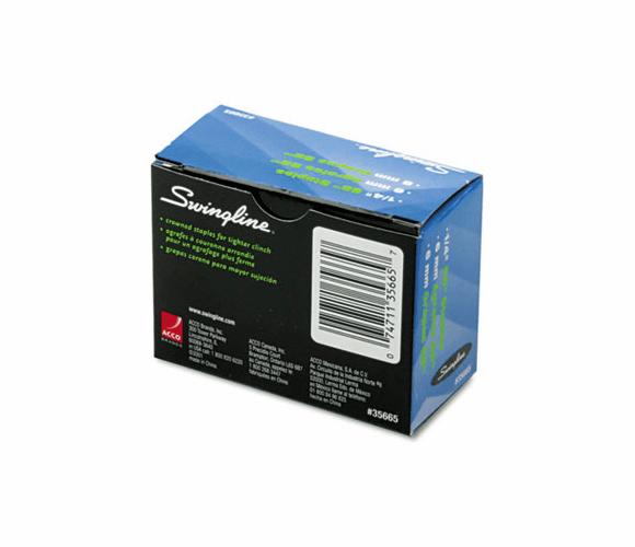 SWI35665 S8 Arched Crown Staples, 1/4 Inch Leg Length, 5,000/Box By ACCO BRANDS, INC.