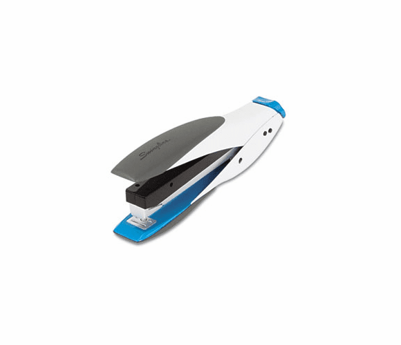SWI66504 SmartTouch Stapler, Full Strip, 25-Sheet Capacity, White/Blue By ACCO BRANDS, INC.