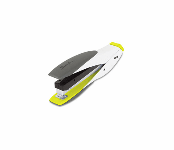 SWI66505 SmartTouch Stapler, Full Strip, 25-Sheet Capacity, White/Yellow By ACCO BRANDS, INC.
