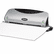 SWI74063 12-Sheet Easy View Desktop Punch, Three Holes, 9/32" Holes, Black/Silver By ACCO BRANDS, INC.