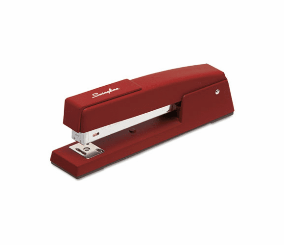 SWI74718 Classic 747 Full Strip Stapler, 20-Sheet Capacity, Burgundy By ACCO BRANDS, INC.