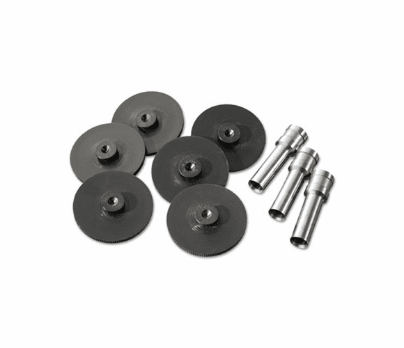 SWI74857 Replacement Head Punch Set, Three Heads/Five Discs, 9/32 Diameter Hole, Gray By ACCO BRANDS, INC.