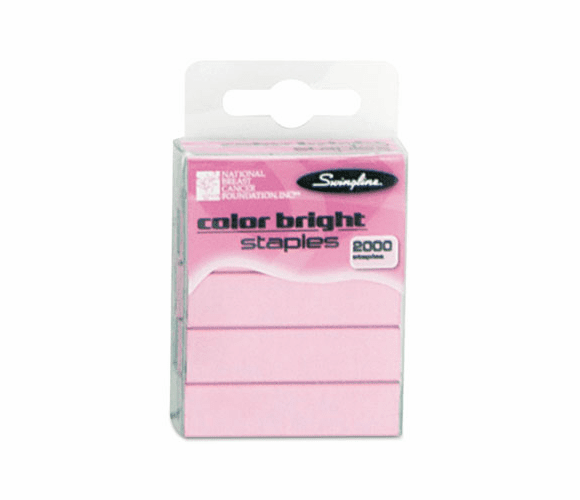 SWI99900 Color Bright Staples, 2,000/Pack By ACCO BRANDS, INC.