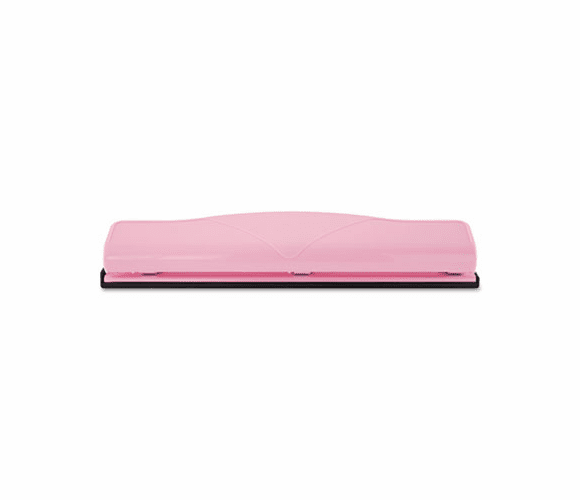 SWI99901 Six-Sheet Three-Hole Punch, 1/4" Holes, Pink By ACCO BRANDS, INC.