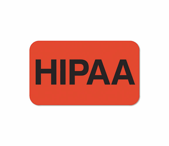 TAB07190 Medical Labels for HIPPA, 7/8 x 1-1/2, Orange, 250/Roll By TABBIES