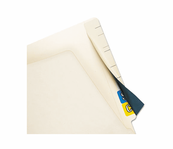 TAB55990 Cov'R'Tab Self-Adhesive Color Code Cover, 2-1/2 x 8, Manila, 50/Pack By TABBIES