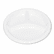 TBL19644WH Plastic Dinnerware, Compartment Plates, 9" Diameter, White, 125/Pack By TABLEMATE PRODUCTS, CO.