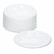 TBL19644WH Plastic Dinnerware, Compartment Plates, 9" Diameter, White, 125/Pack By TABLEMATE PRODUCTS, CO.