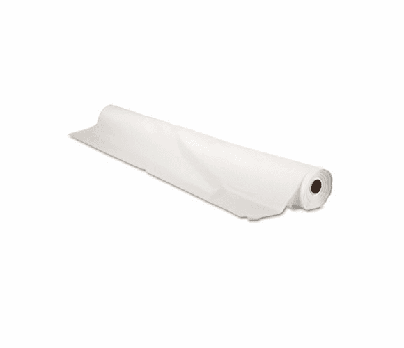 TBLBIO1403WH Bio-Degradable Plastic Table Cover, 40" x 300', White By TABLEMATE PRODUCTS, CO.