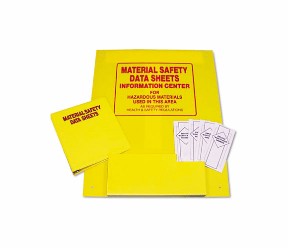 TCO10800 MSDS Information Center, 24w x 30h, Yellow By TATCO