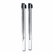 TCO11500 Adjusta-Tape Crowd Control Stanchion Posts, Nylon, 40" High, Black, 2/Box By TATCO