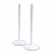 TCO12000 Crowd Control Stanchions, Plastic, 14 x 39, White, 6/Box By TATCO