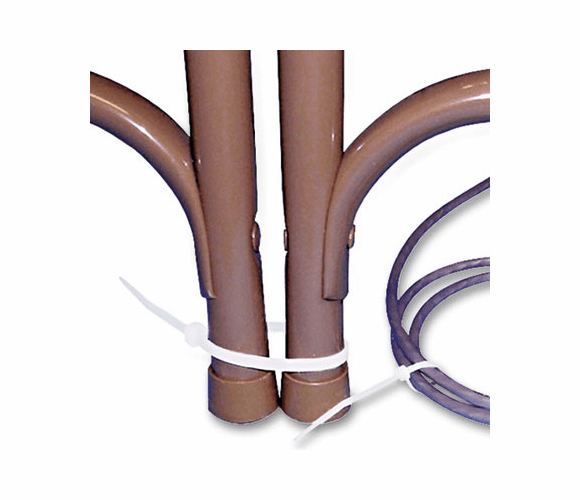 TCO22100 Tamper-Proof Nylon Cable Ties, 4 x 1/16, 1000 Ties/Pack By TATCO