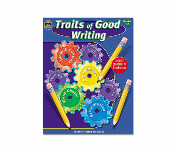 TCR3584 Traits of Good Writing, Grades 1-2, 144 Pages By TEACHER CREATED RESOURCES