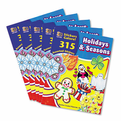 TCR4230 Sticker Book, Holidays and Seasons, 315/Pack By TEACHER CREATED RESOURCES