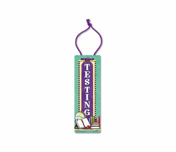 TCR5020 Welcome/Testing Door Sign, 3 x 9 By TEACHER CREATED RESOURCES
