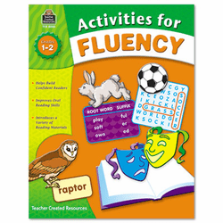 TCR8050 Activities for Fluency, Grades 1 to 2, 144 Pages By TEACHER CREATED RESOURCES