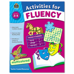 TCR8051 Activities for Fluency, Grades 3 to 4, 144 Pages By TEACHER CREATED RESOURCES