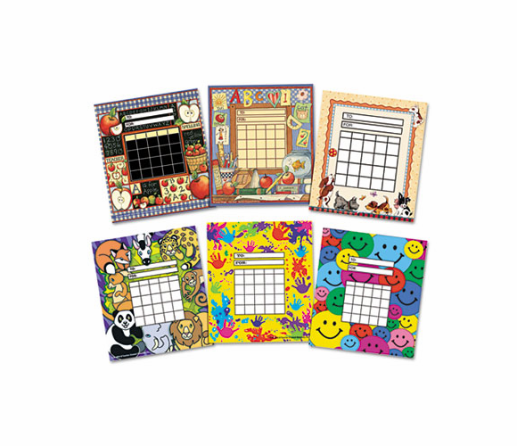 TCR9028 Individual Incentive Charts, 5-1/4 x 6, 6 Designs, 36/Each, 216/Pack By TEACHER CREATED RESOURCES