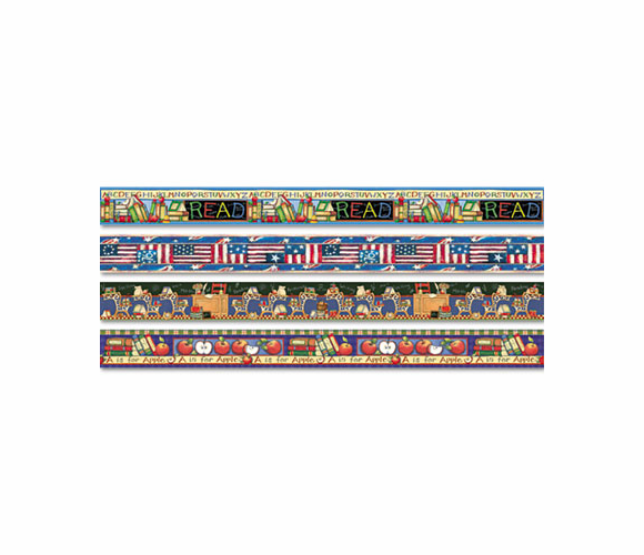 TCR9297 Susan Winget Border Trim Variety Pack, 3 x 35 Panels, 48/Set By TEACHER CREATED RESOURCES