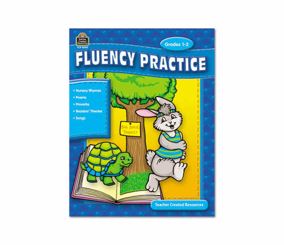 TCR9810 Fluency Practice Set, Three Books, Grades 1-8 By TEACHER CREATED RESOURCES