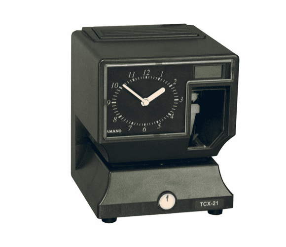 TCX-21 Electronic Time Clock By Amano