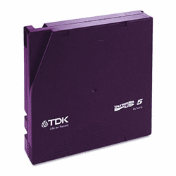 TDK61857 1/2" Ultrium LTO-5 Cartridge, 2775ft, 1.5TB Native/3TB Compressed Capacity By TDK ELECTRONICS