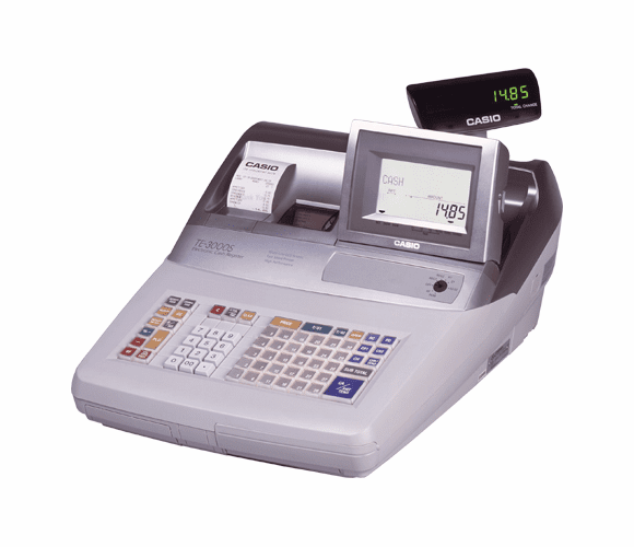 TE-3000 Color LCD Electronic Cash Register By Casio