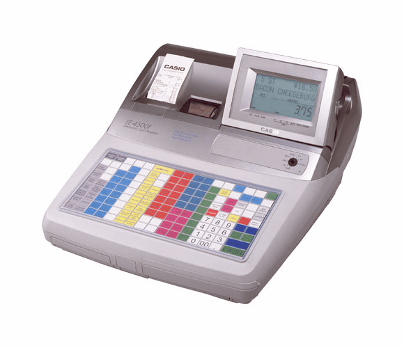 TE-4500 Electronic Cash Register By Casio