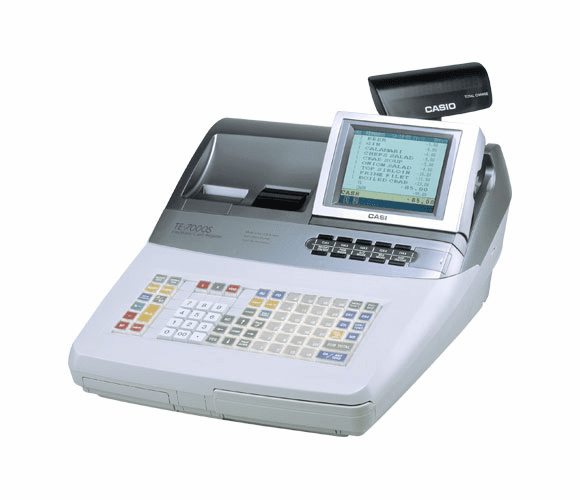 TE-7000S Cash Register By Casio