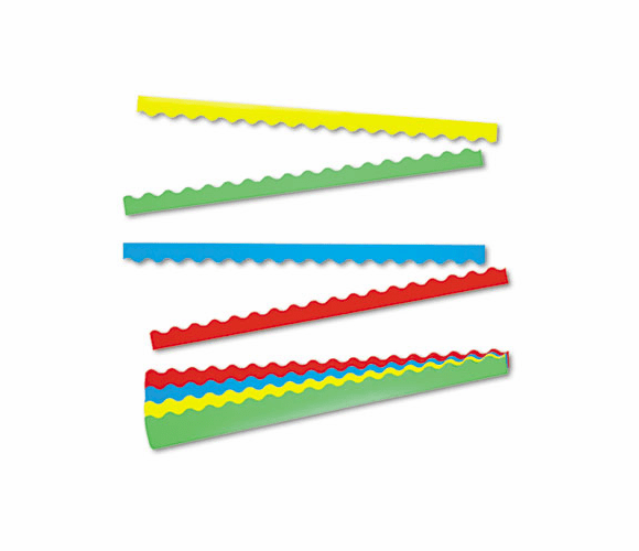 TEPT9001 Terrific Trimmers Border Variety Pack, 2 1/4 x 39, Assorted Colors, 48/Set By TREND ENTERPRISES, INC.