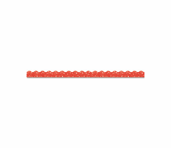 TEPT91410 Terrific Trimmers Sparkle Border, 2 1/4" x 39" Panels, Red, 10/Set By TREND ENTERPRISES, INC.