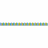 TEPT9889 Terrific Trimmers Bright Border, 2 1/4" x 39" Panels, Cool Stripes, 12/Pack By TREND ENTERPRISES, INC.