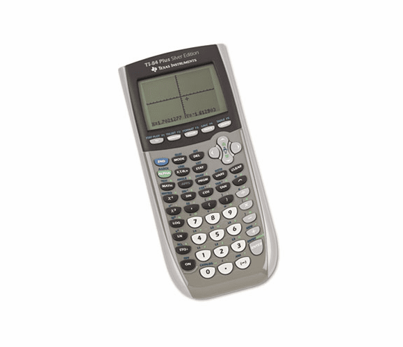TEXTI84PLUSSE TI-84Plus Silver Programmable Graphing Calculator, 10- Digit LCD By TEXAS INSTRUMENTS