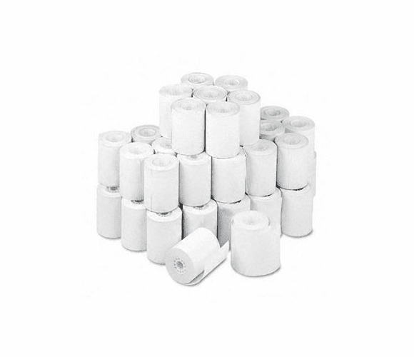Thermal Paper Rolls 1.5" x 165', 7/16" core, 1 ply, 38mm, 100 Rolls By Paper Rolls Now