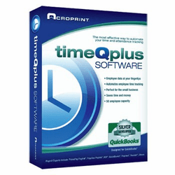 timeQplus V4 Time Clock Software single PC By Acroprint