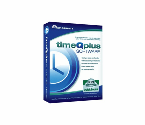 timeQplus V4 Time Clock Software single PC By Acroprint