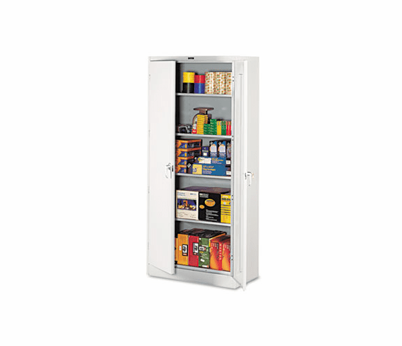 TNN1870LGY 78" High Deluxe Cabinet, 36w x 18d x 78h, Light Gray By TENNSCO
