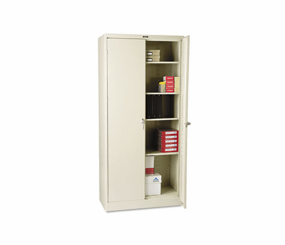 TNN1870PY 78" High Deluxe Cabinet, 36w x 18d x 78h, Putty By TENNSCO