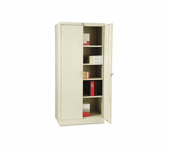 TNN2470PY 78" High Deluxe Cabinet, 36w x 24d x 78h, Putty By TENNSCO